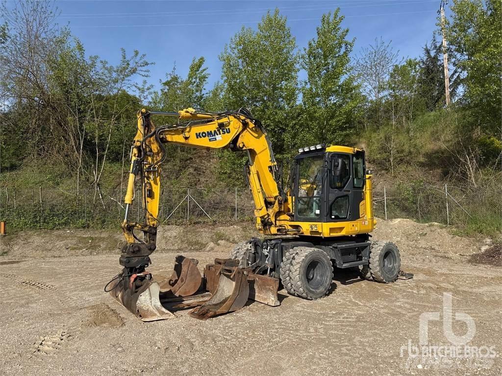 Komatsu PW118MR Gravemaskiner på hjul