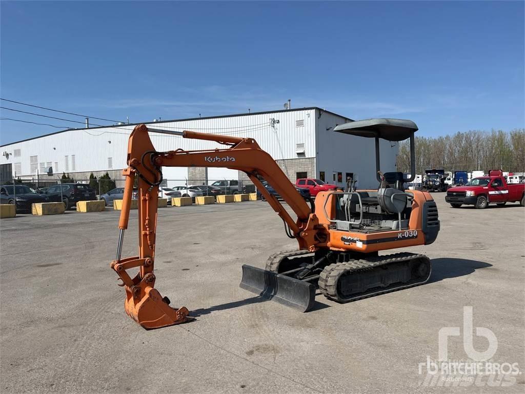 Kubota K-030 Minigravemaskiner