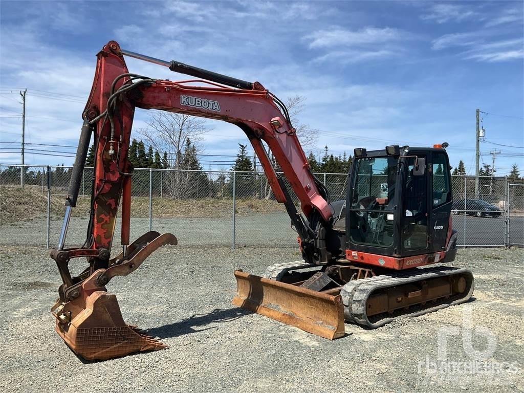 Kubota KX080-4 Midi-gravemaskiner 7t - 12t