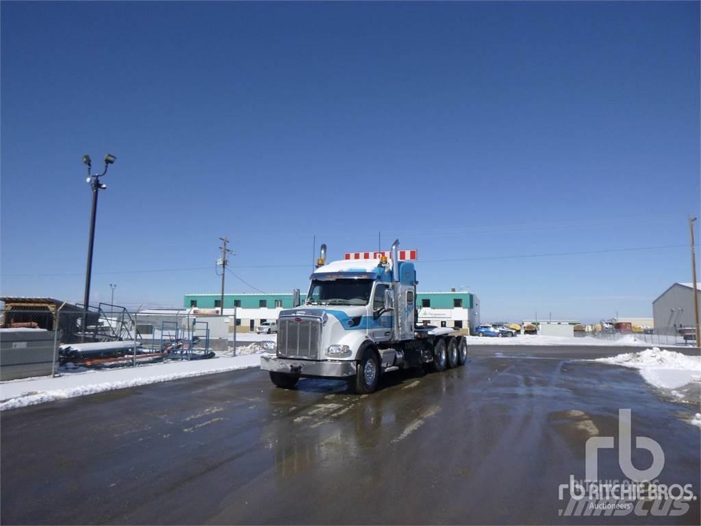 Peterbilt 567 Flatbed lastbiler med spil
