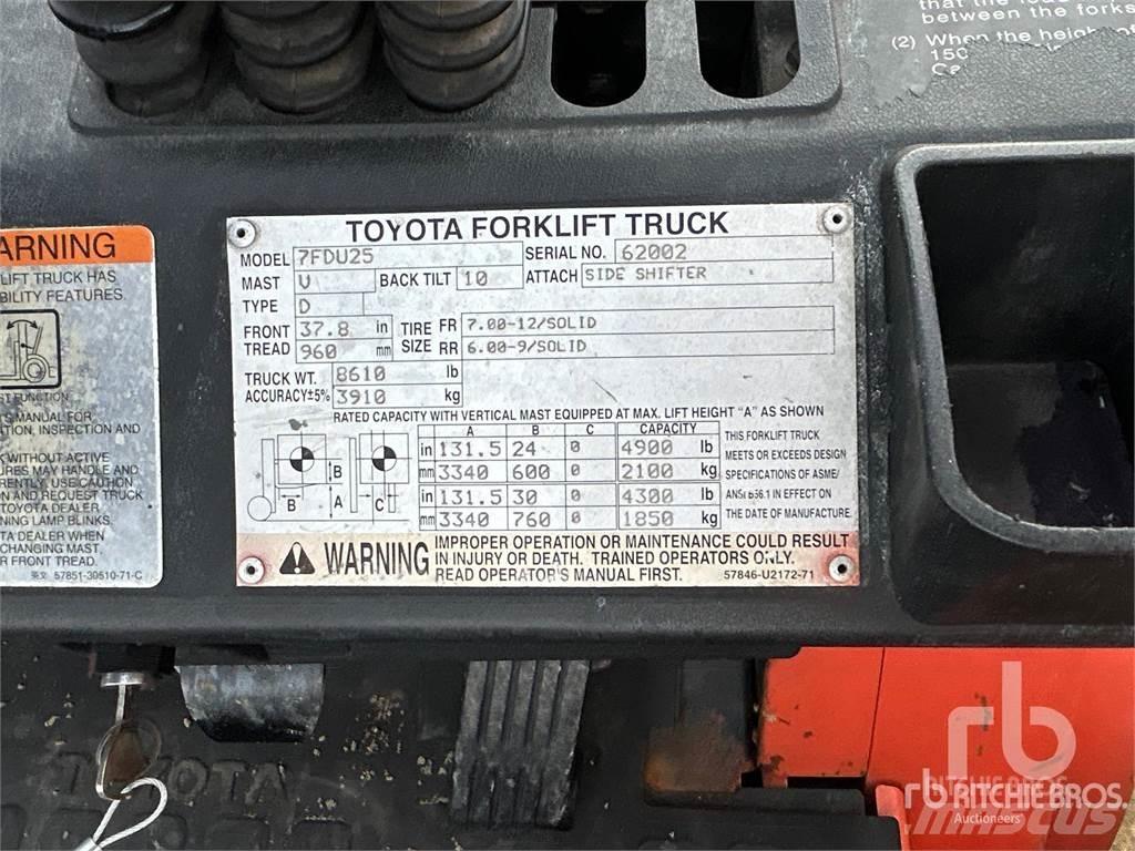 Toyota 7FDU25 Diesel gaffeltrucks