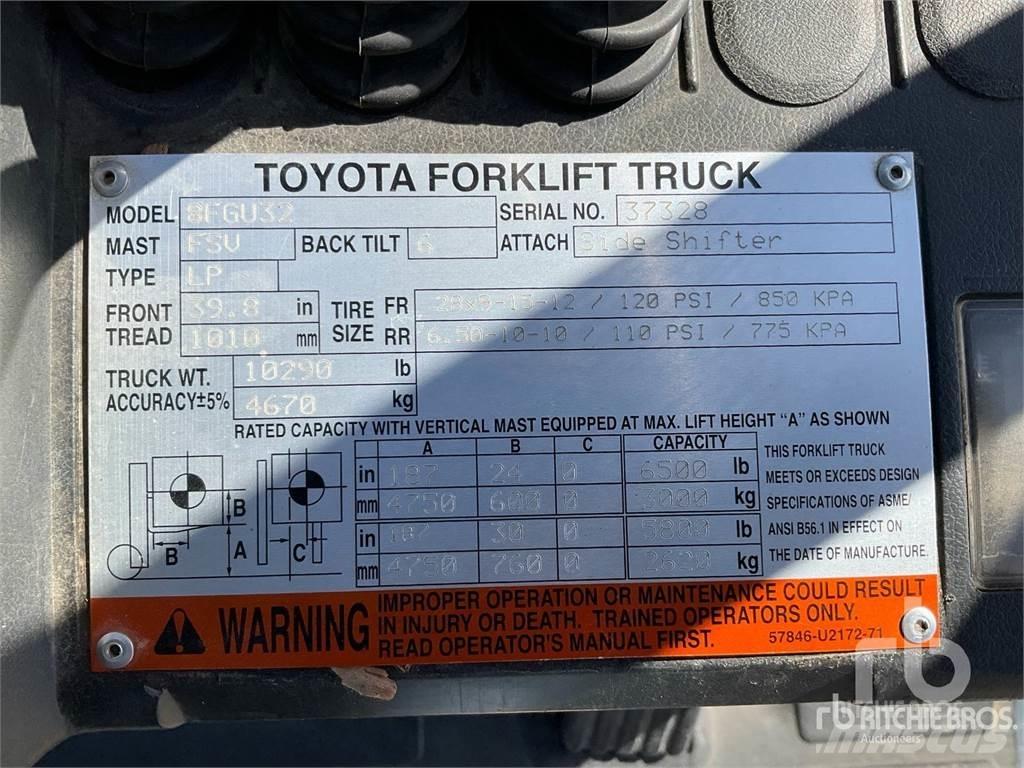 Toyota 8FGU32 Diesel gaffeltrucks