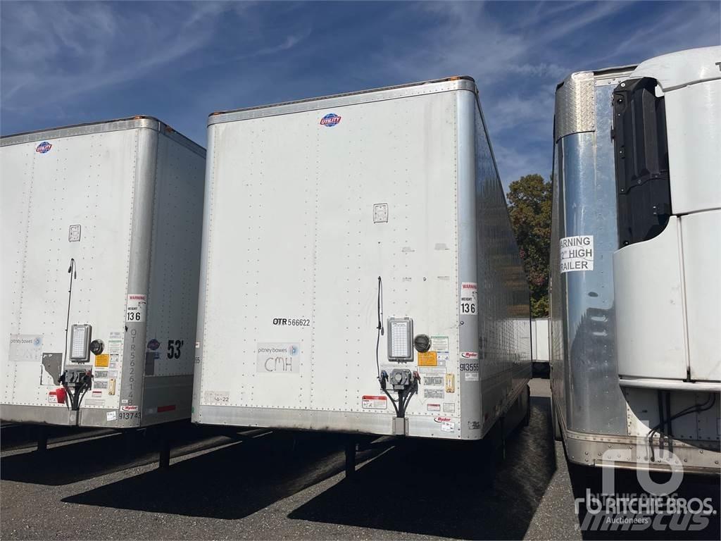 Utility VS2DX Semi-trailer med fast kasse