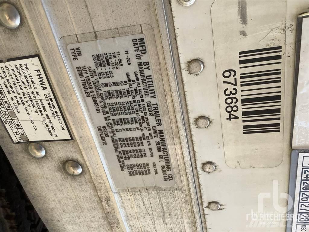 Utility VS2DX Semi-trailer med fast kasse
