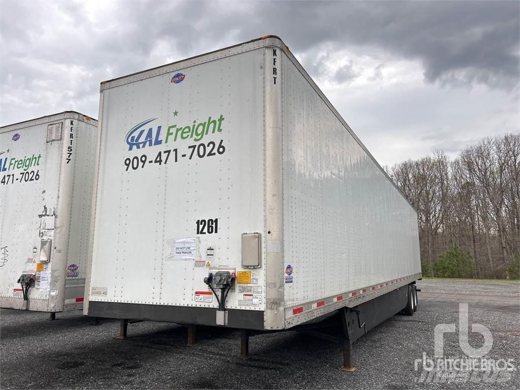 Utility VS2DX Semi-trailer med fast kasse