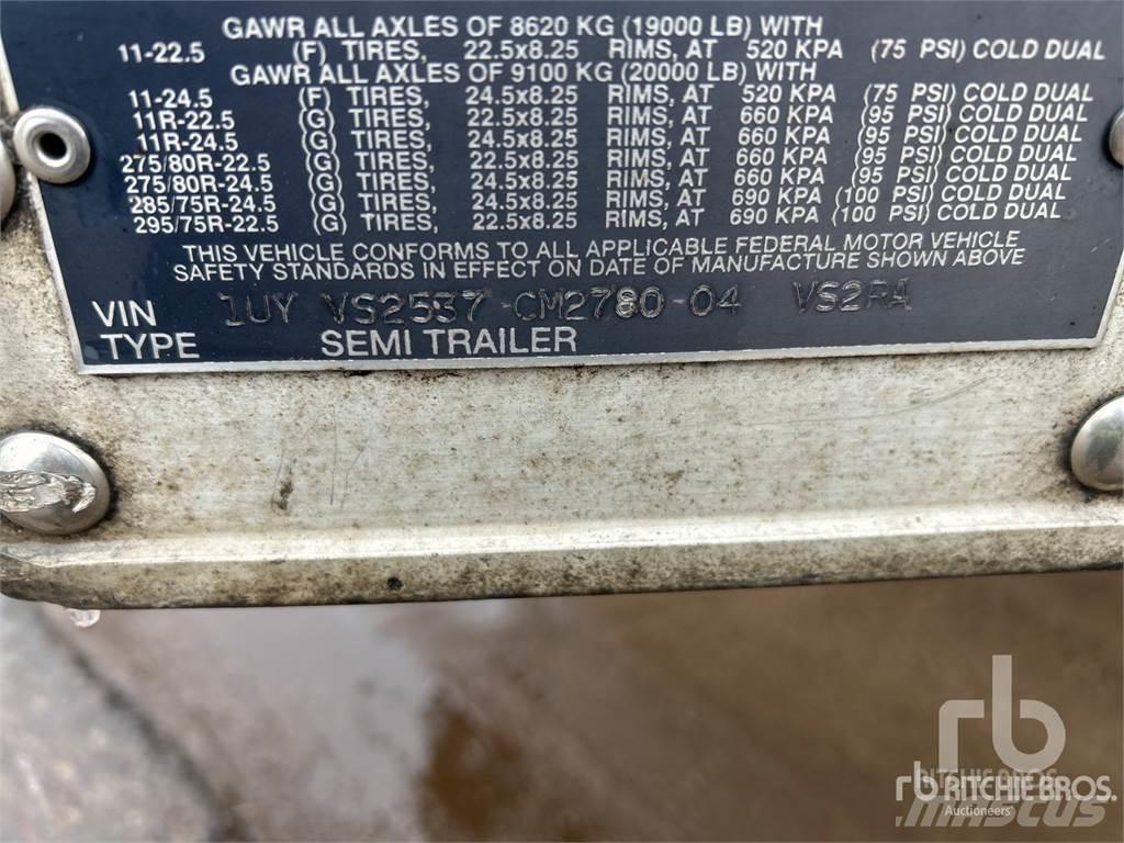 Utility VS2RA Semi-trailer med fast kasse