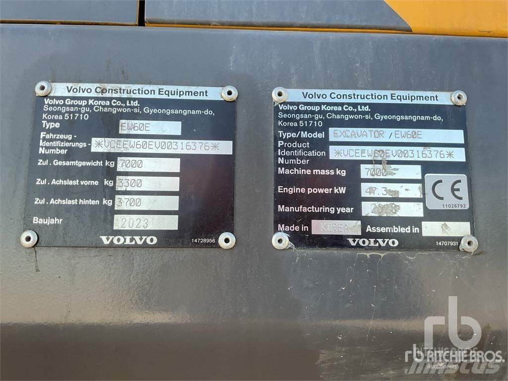 Volvo EW60E Gravemaskiner på hjul