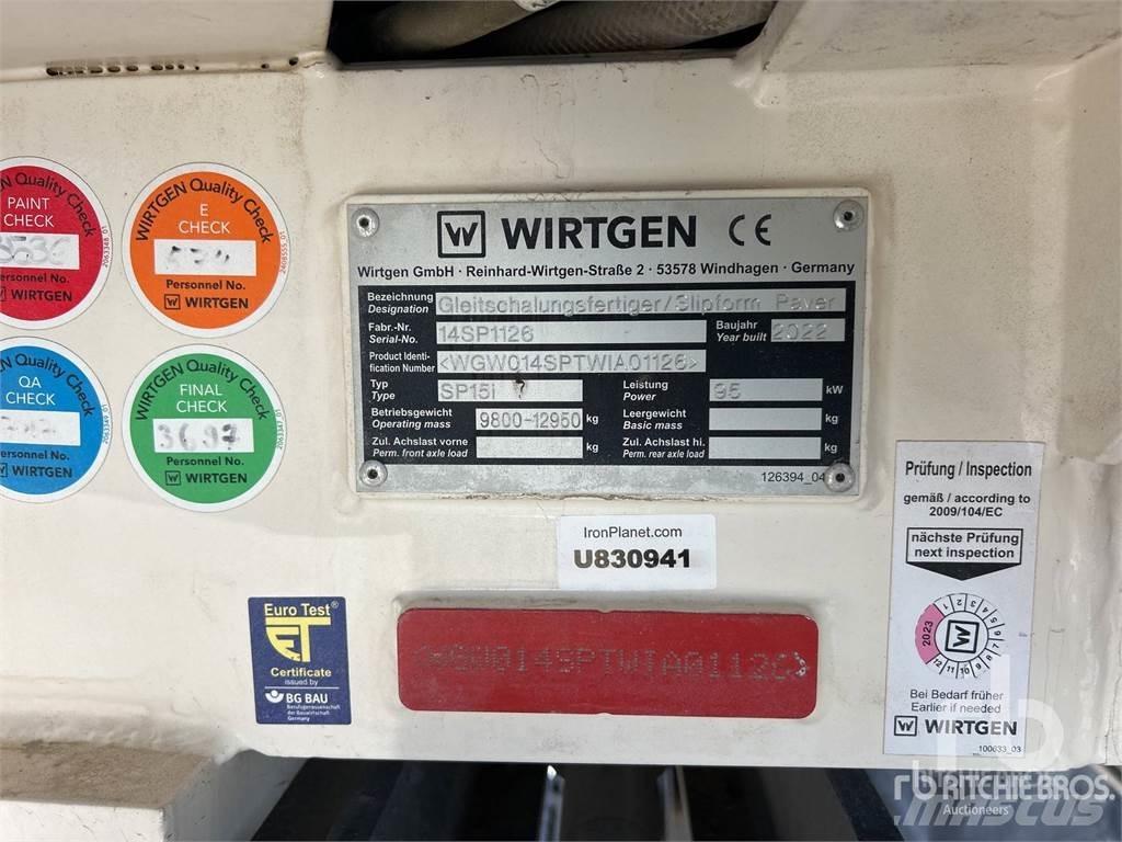 Wirtgen SP15I Betonudlæggere