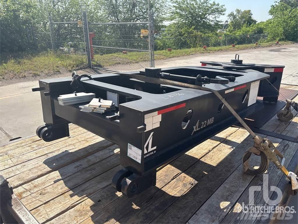  XL22MB Semi-trailer med lad/flatbed