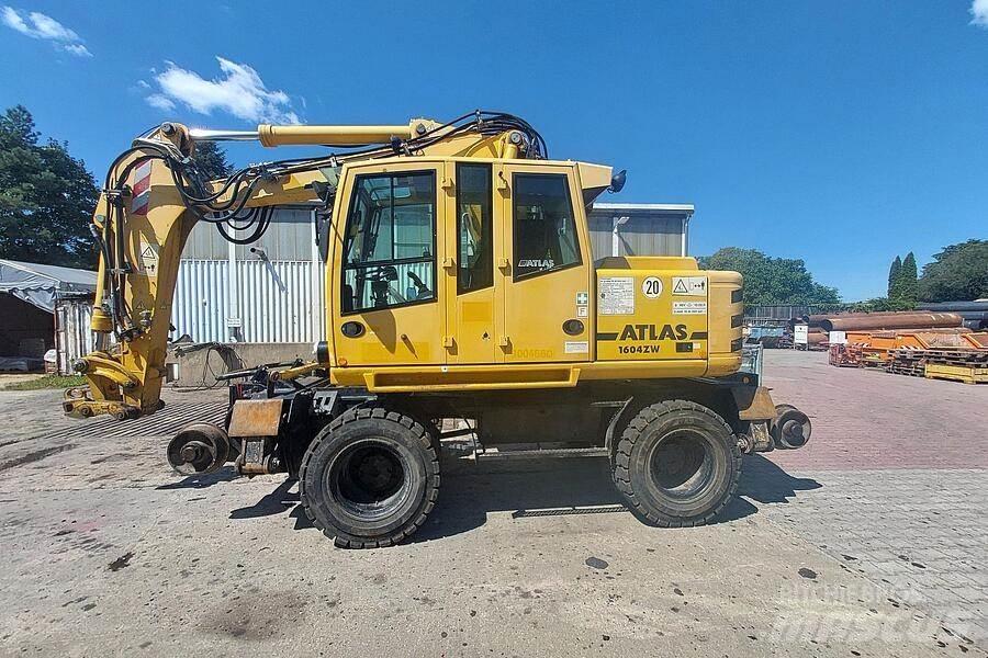 Atlas 1604 ZW Gravemaskiner på hjul