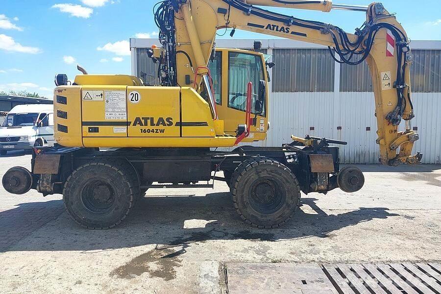 Atlas 1604 ZW Gravemaskiner på hjul