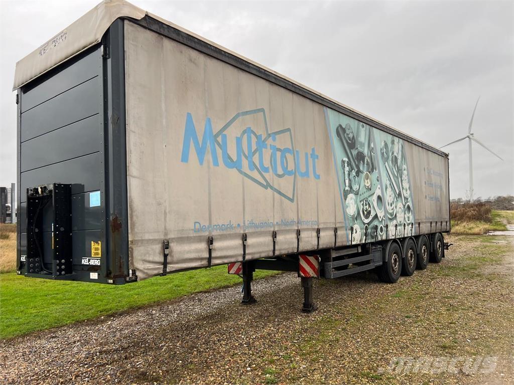 Kel-Berg 13,6 mtr Semi-trailer med Gardinsider