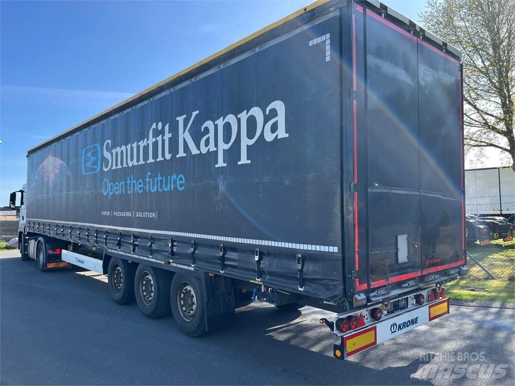 Krone 13,6 mtr Semi-trailer med Gardinsider