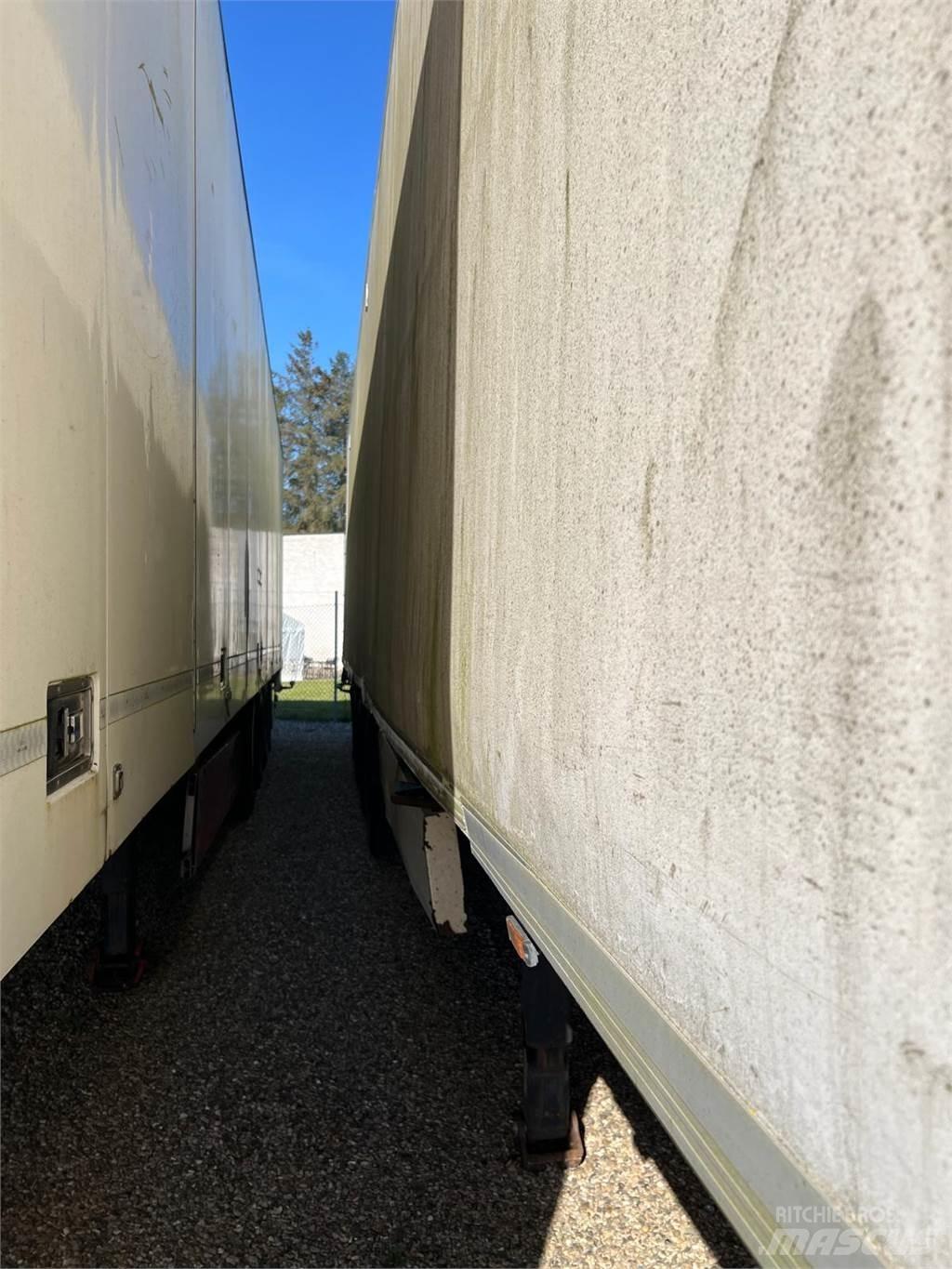 Krone 13,6 mtr boks Semi-trailer med fast kasse