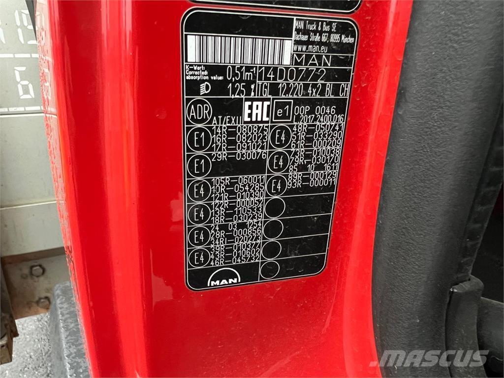 MAN TGL 12-220 BL Lastbil - Gardin