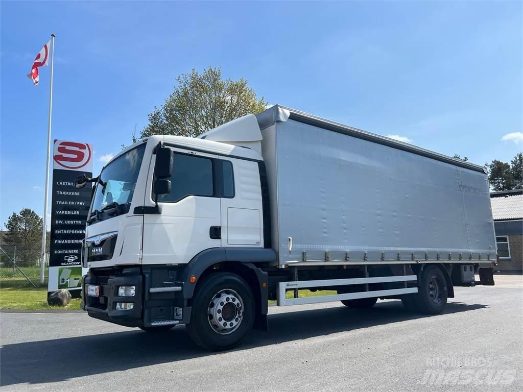 MAN TGM 18-340 BL Lastbil - Gardin
