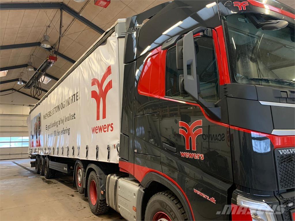  MTDK 13,6 mtr Semi-trailer med Gardinsider