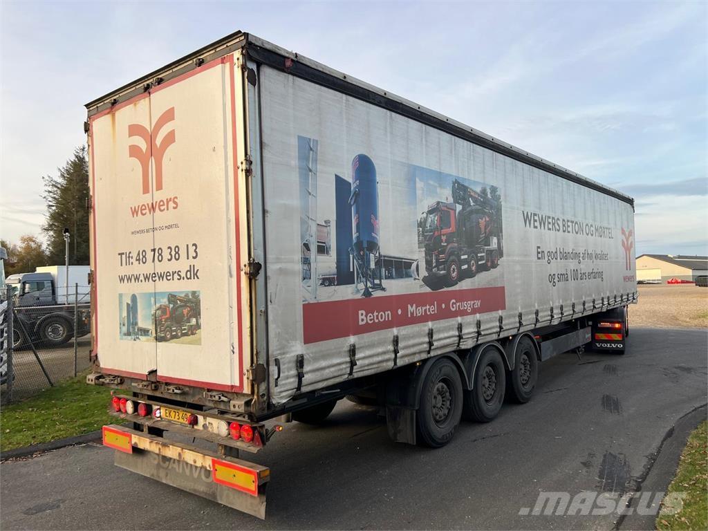  MTDK 13,6 mtr Semi-trailer med Gardinsider