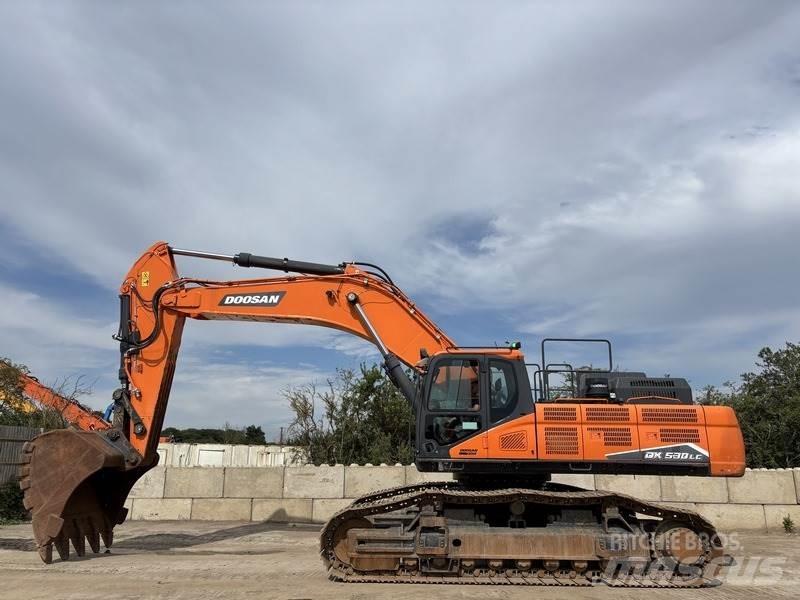 Doosan DX530LC-7 Gravemaskiner på larvebånd
