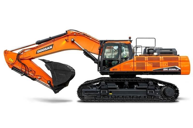 Doosan DX530LC-7 Gravemaskiner på larvebånd