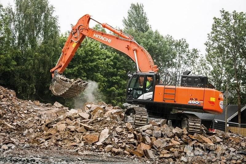 Hitachi ZX490 Gravemaskiner på larvebånd