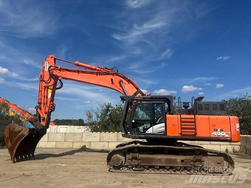 Hitachi ZX490 Gravemaskiner på larvebånd