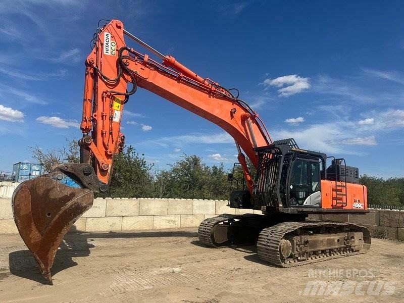 Hitachi ZX490 Gravemaskiner på larvebånd