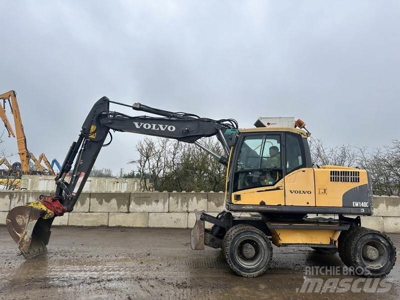 Volvo EW140 Gravemaskiner på hjul