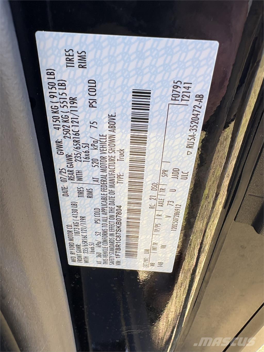 FRD 250 TRANS Fast kasse