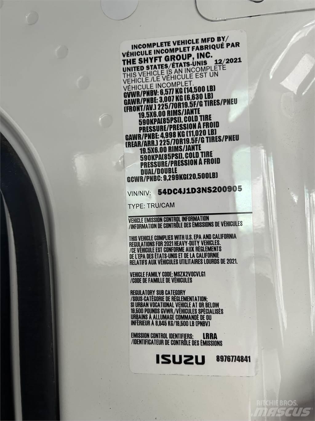 Isuzu NPR HD DC Andre lastbiler