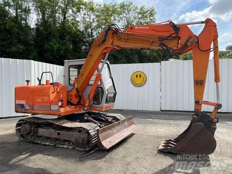 Hitachi EX60 Gravemaskiner på larvebånd