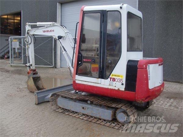 Takeuchi TB035 Minigravemaskiner