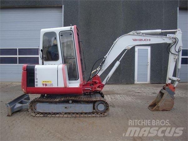 Takeuchi TB035 Minigravemaskiner