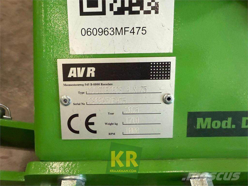 AVR MultiForce Roerækkerensere/radrensere