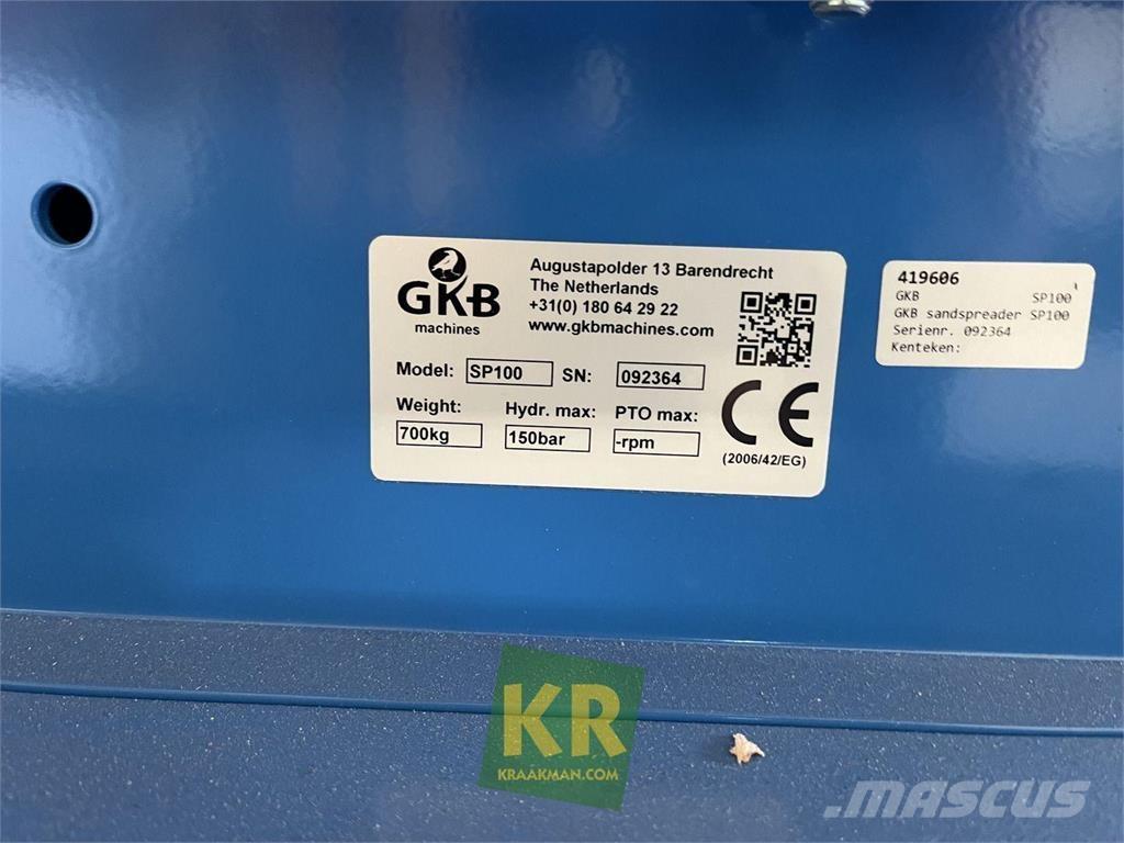  GKB Sandspreader Sand- og saltspredere