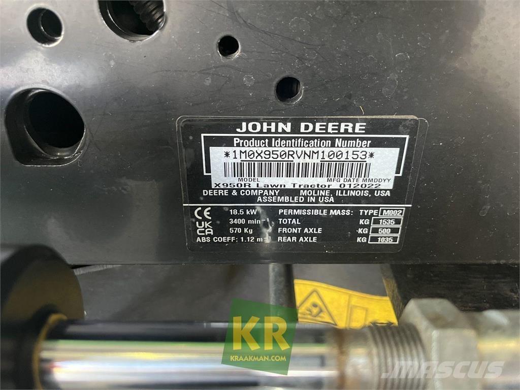John Deere X950R Traktorklippere