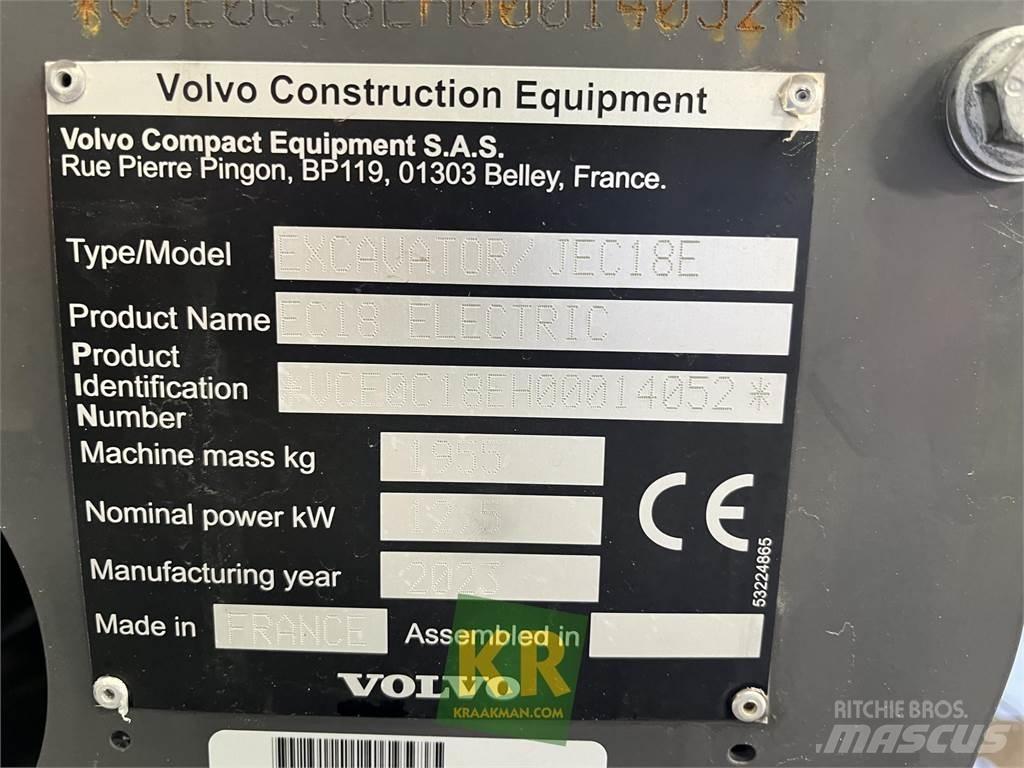 Volvo EC18E Gravemaskiner på larvebånd