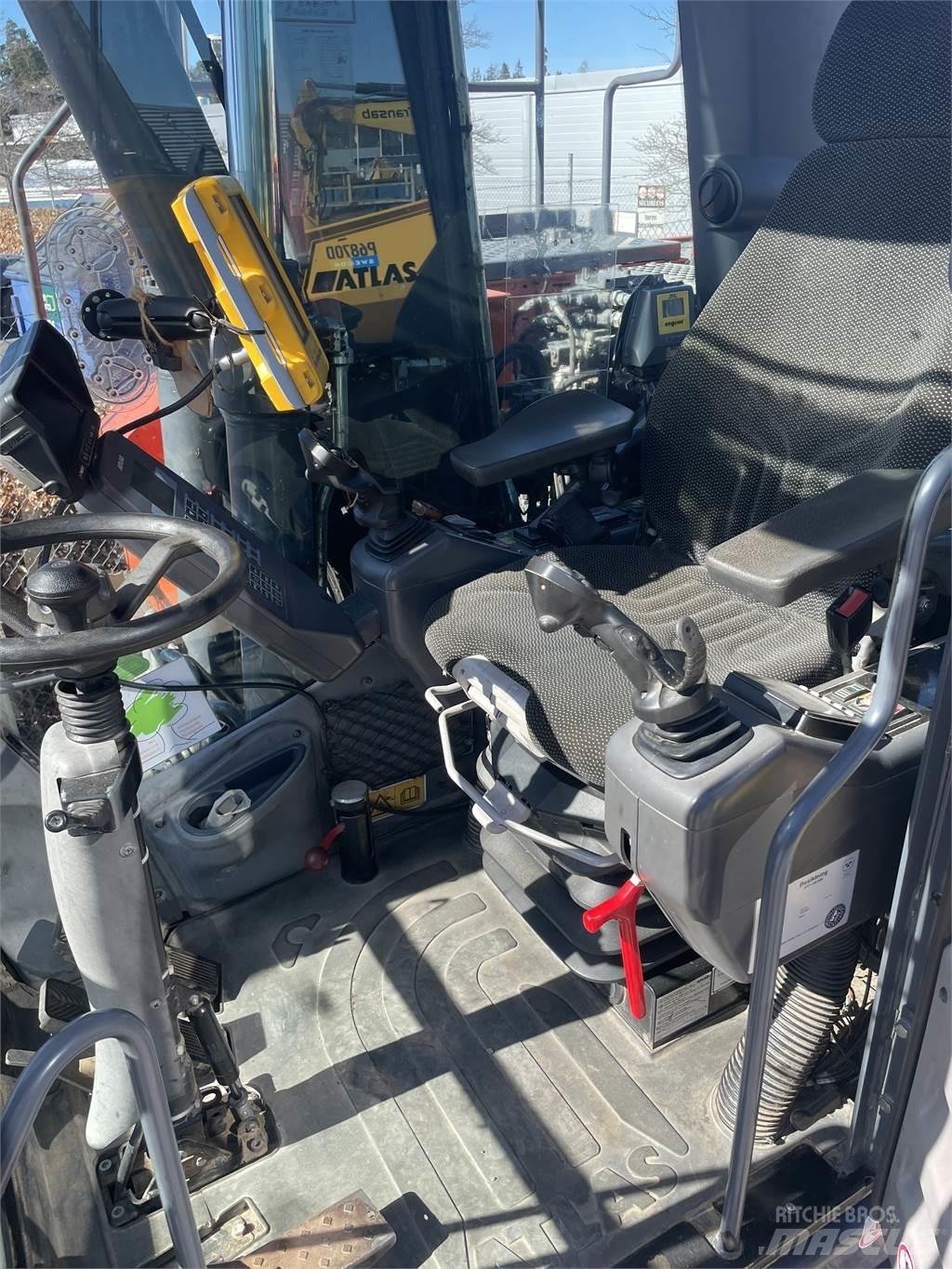 Atlas 140W Gravemaskiner på hjul