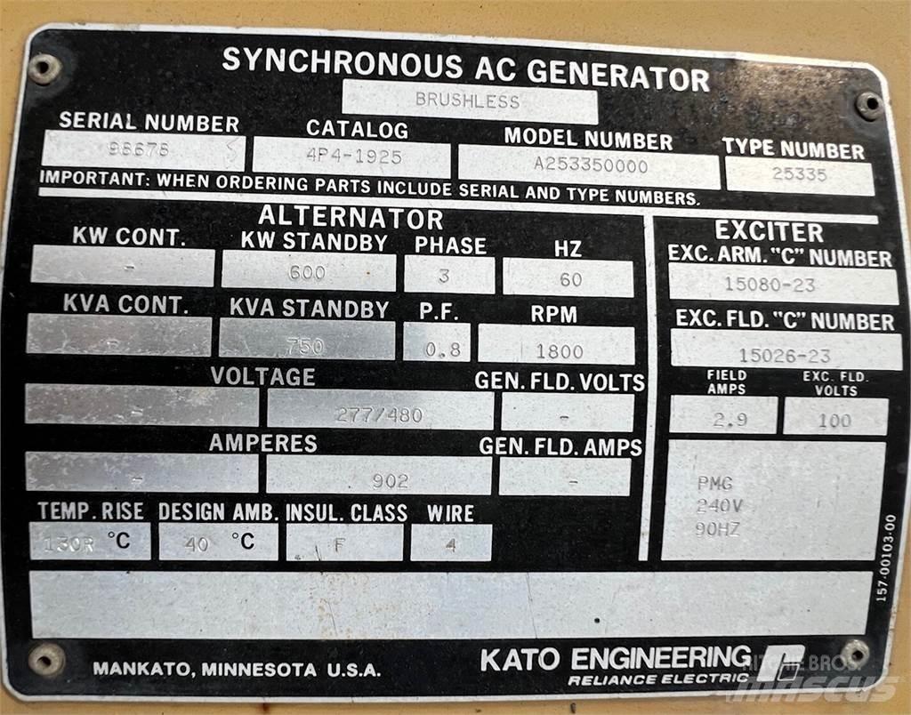 Kato 600kW Andre generatorer