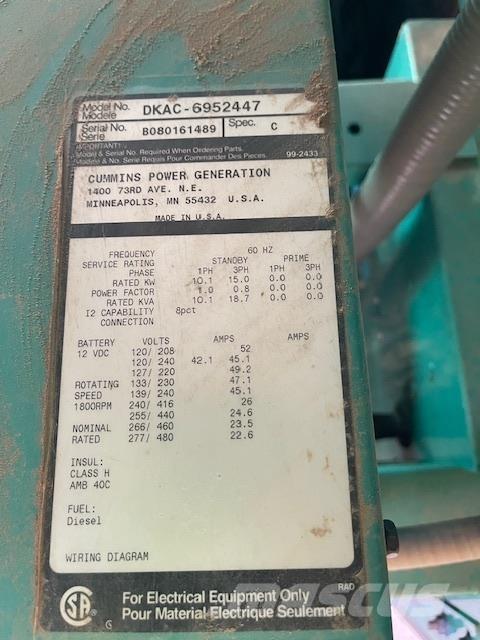 Onan 15kW Dieselgeneratorer