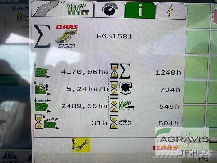 CLAAS DISCO 9200 C AS Græsslåmaskiner