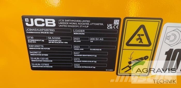 JCB 409 AGRI STUFE V Læssemaskiner på hjul