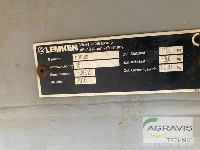 Lemken PRIMUS 45/27 Trailersprøjter