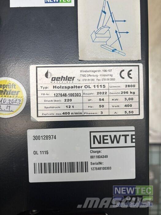 Oehler OL 1115 Brændekløvere og træskærere