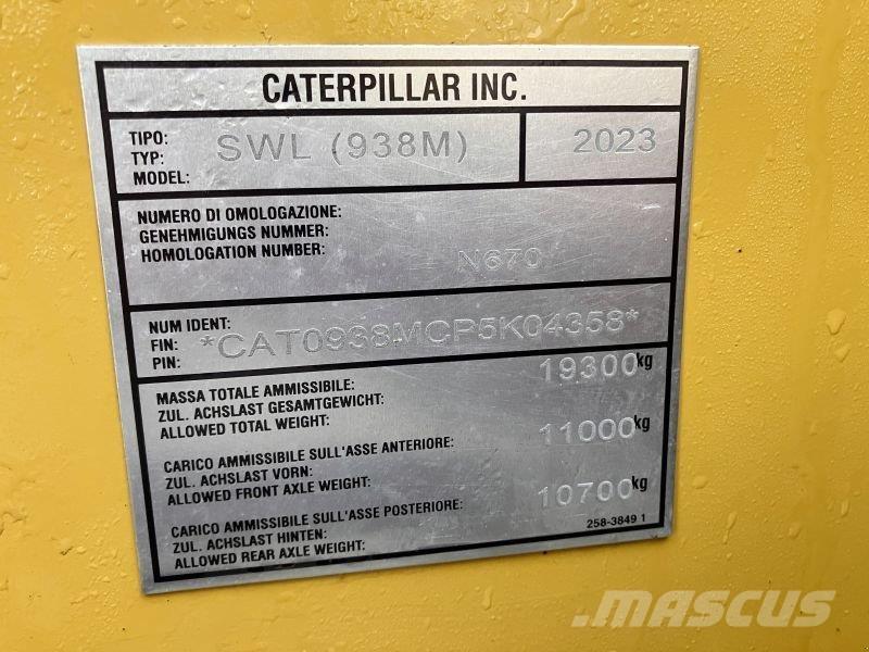 CAT 938M Læssemaskiner på hjul