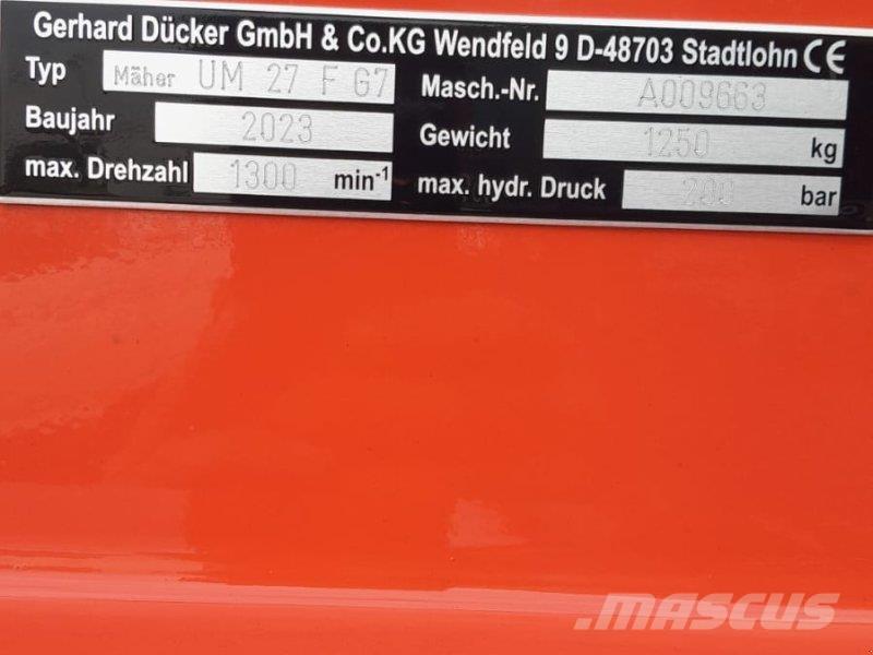 Dücker UM 27 Kompostvendere