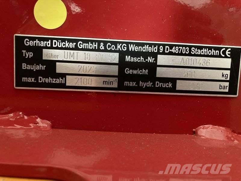 Dücker UMT 18 Walk-behind klippere