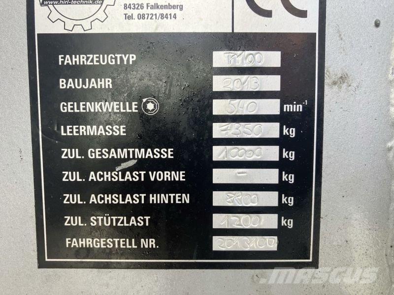  HIRL T110 Fuldfoderblandere