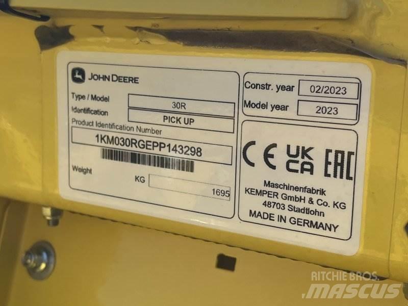John Deere 30R Tilbehør til hø- og fodermaskiner