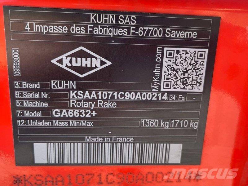 Kuhn GA 6632+ Hømaskiner